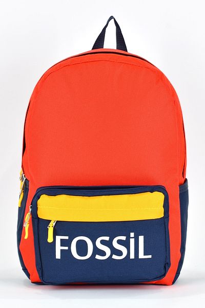 Fossil حقيبة ظهر يومية للسفر والمدرسة موديل 9504 للجنسين - متعددة الأقسام