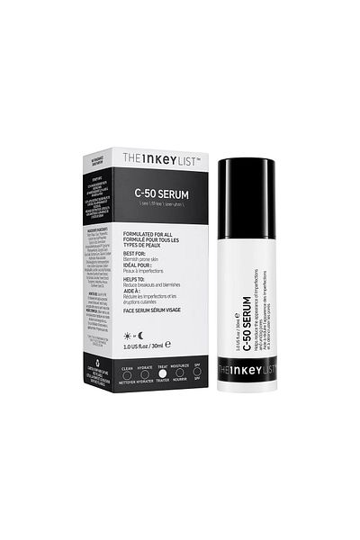 THE INKEY LIST C-50 Blemish Night Treatment - Anti-Blemish Night Care-(30 ml)