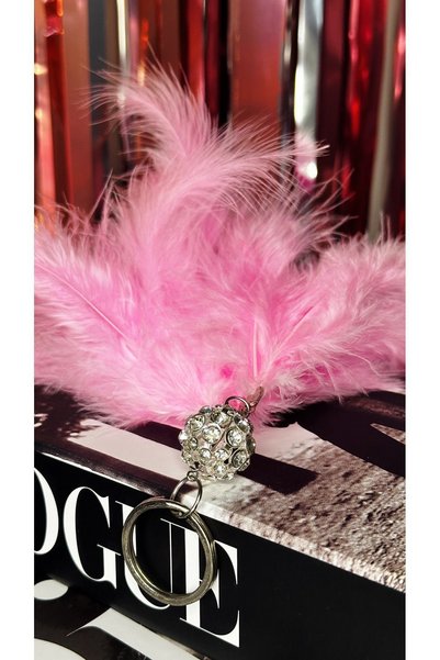 Oasis Life Stoned Keychain Feathered and Stone Globe Series Bekaks