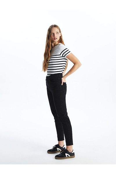 LC Waikiki LCW Mom Fit - Pantaloni de damă Jean