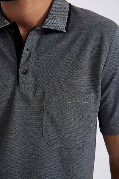 DEFACTO FİT Tricou polo din bumbac pieptănat