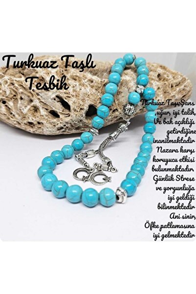 doğaltaşboncukişleri Τυρκουάζ Ροζάριο