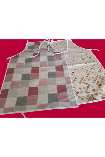 Berkut home Oilcloth Extra Strength Kitchen Apron - Selin Liquid Proof, 2 Pie...