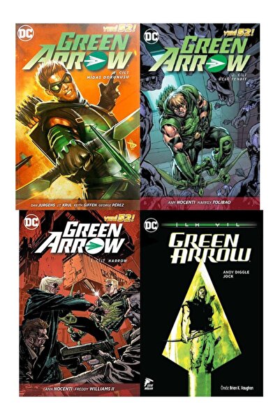 Çizgi Düşler Green Arrow 4 Cilt Set - Dc 1-2-3 Ve Ilk Yıl