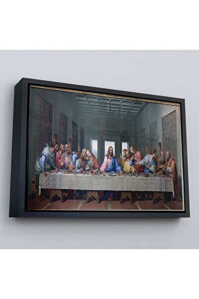 Harita Sepeti Рамкирана картина върху платно „Тайната вечеря“ на Да Винчи - 5184