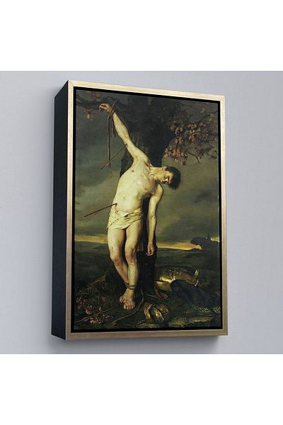 Harita Sepeti Pictură decorativă de perete peisaj de munte înrămat-6143