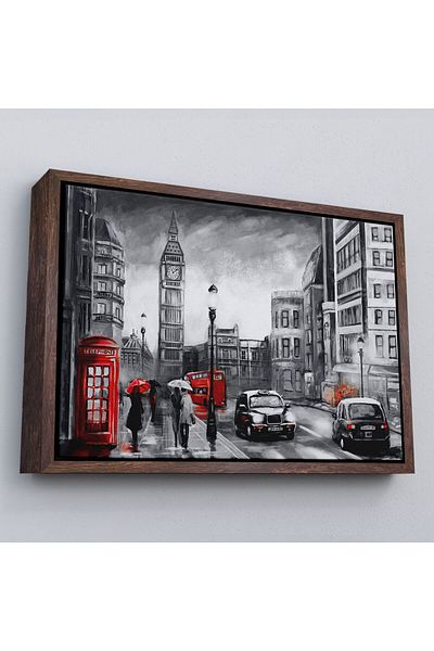 Harita Sepeti În cadru Anglia Londra Pictură în ulei Vedere Pictură decorativă-3543