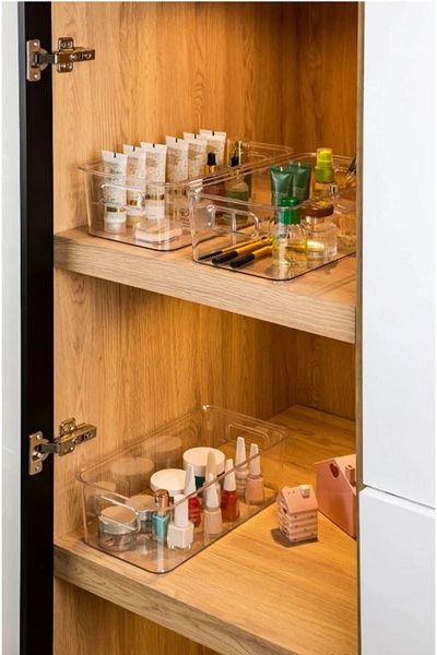 Hilamingo Home 2 Pieces of Refrigerator and Detergent Organizer - Make-Up and Bath Towel