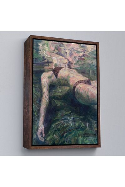 Harita Sepeti Pictură decorativă de perete pentru femei în rama Sub Marea-6402