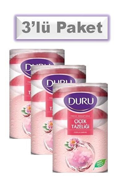 Duru صابون تجميل منعش بالزهور 4 قطع × 3 قطع