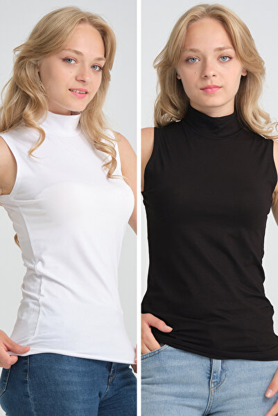 IRK Αμάνικο πλεκτό χτενισμένο βαμβακερό κορμάκι με γιακά - Savior Zero Sleeve