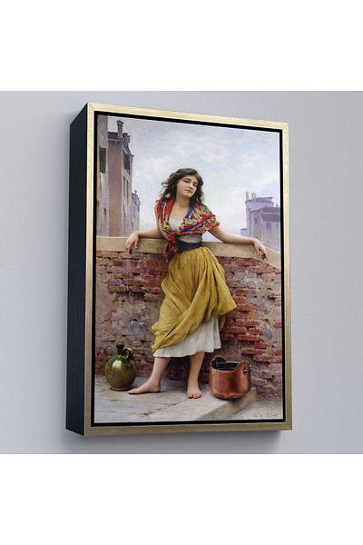 Harita Sepeti Πλαίσιο The Watercarrier Eugene De Blaas Water Carrying Girl Πίνακας-6435