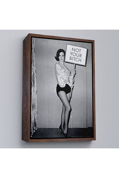 Harita Sepeti Femei în cadru Drepturile femeilor Feminist Vintage Woman Canvas Tablo-5235