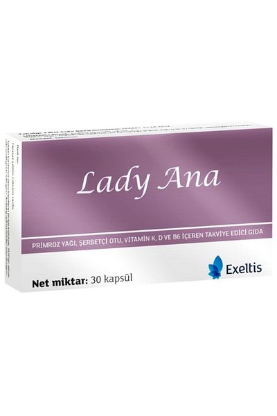 Exeltis LadyAna- 30 Capsules Primrose Oil Hops