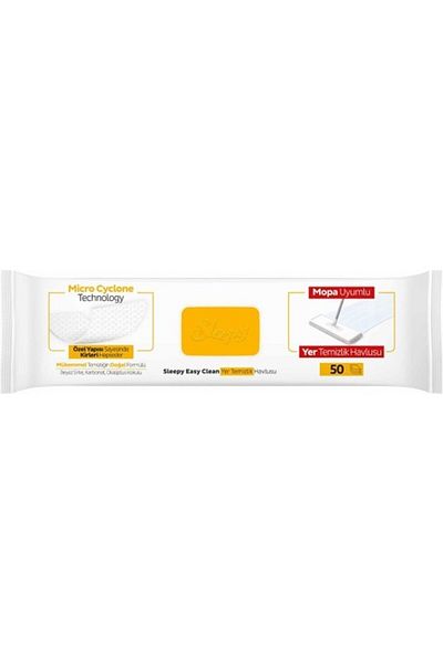 Sleepy Sleepy Easy Clean 'Herbal Soap' Mop Compatible Floor Cleaning Towel 50 Sheets