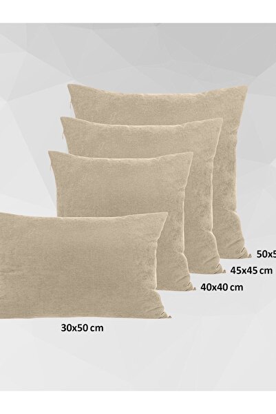 Cortibo Barcelona Kırlent Kılıfı Bej