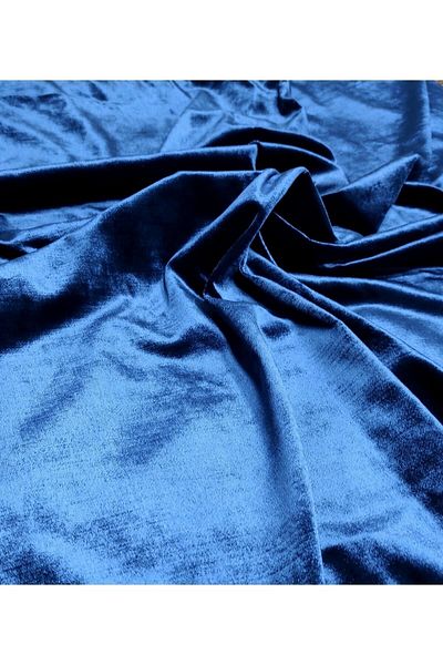 Evcimenhome Χοντρό Βελούδινο Μέρος Ύφασμα 115x210 Velvetnavy