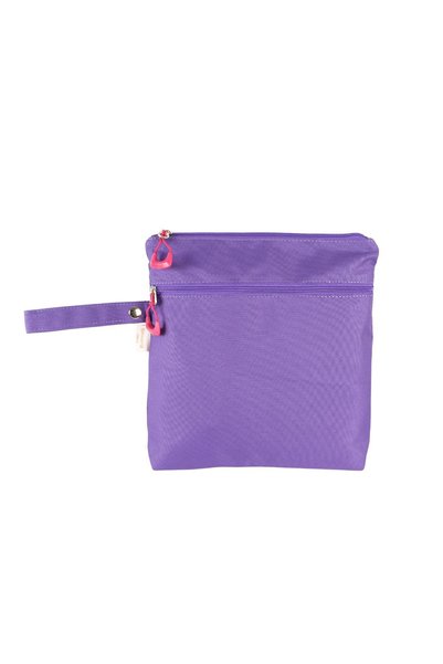 Atelier Bomonti Mami Kids Wet&dry Waterproof Wet Dry Dirty Clean Beach Pool Nursery Functional Purple Bag