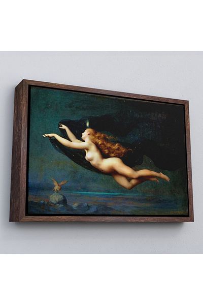 Harita Sepeti Επιτοίχια ζωγραφική σε καμβά La Nuit By Auguste Raynaud με κορνίζα, Classic Art-5406