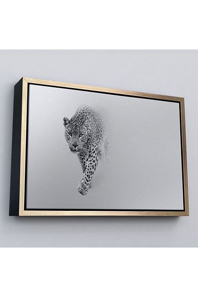 Harita Sepeti Tablou decorativ pe pânză leopard înrămat-1154