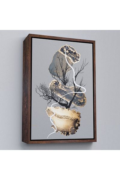 Harita Sepeti Rame Formă Geometrică Modele Abstracte Pictură Decorativă Pe Pânză-5181