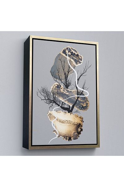 Harita Sepeti Rame Formă Geometrică Modele Abstracte Pictură Decorativă Pe Pânză-5181