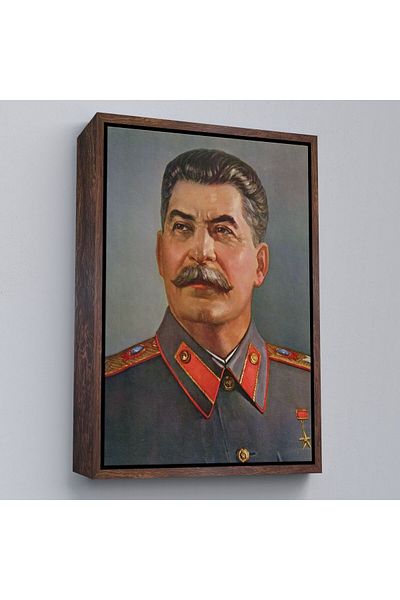 Harita Sepeti Ζωγραφική με κορνίζα Ιωσήφ Στάλιν, Δικτάτορας της Σοβιετικής Σοσιαλιστικής Ένωσης, Sscb-6203