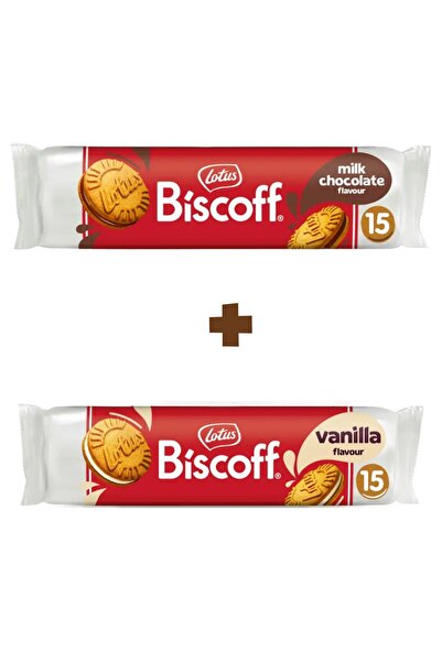 Lotus بسكويت بيسكوف ساندويتش بالفانيليا والشوكولاتة 2 عبوة