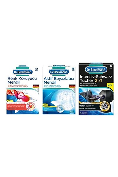 Dr.Beckmann Dr. Beckmann Çamaşır Mendili Seti Renkliler, Beyazlar Ve Siyahlar Için