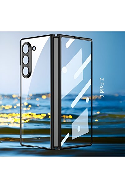 Rivor Samsung Galaxy Z Fold 6 Kılıf Kamera Çıkıntılı Kenar Renkli Ultra İnce ...
