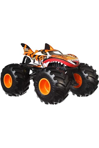 mattel Hot Wheels Monter Trucks Tiger Shark 1:24 Fyj83 Gwl14 Lisanslı Ürün