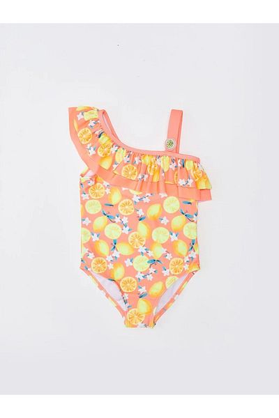 LC Waikiki Baby Strap Printed Baby Girl Swimsuit from Aymira Clothing