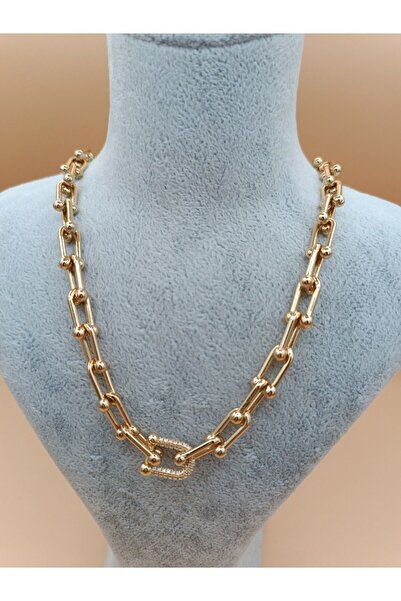 Gift Bijuteri قلادة تيفاني الصلب متعددة الذهب لا تشويه وتلاشي