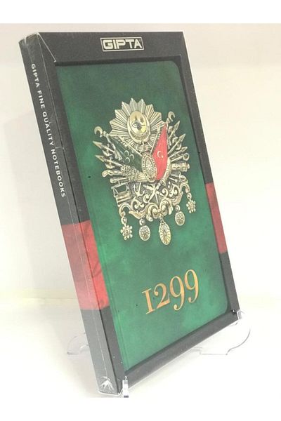 Gıpta 1299 Model Ottoman Tughra - Stitched Lined Boxed Notebook