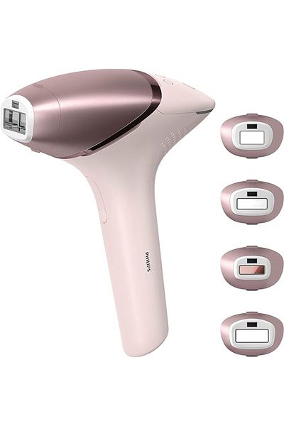 Philips لوميا IPL | إزالة الشعر | سلسلة 9000 | تقنية سينس آي كيو | BRI958/60 | وارتفع الذهب