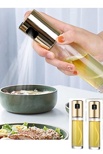 VONTAR 2 Adet Cam Şişe Spray Yağdanlık Sprey Yağlık Sirkelik 100 ml