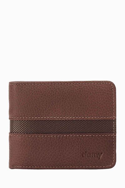 DAMY Genuine Leather Men's Black Wallet - Garnished and Gift - K293
