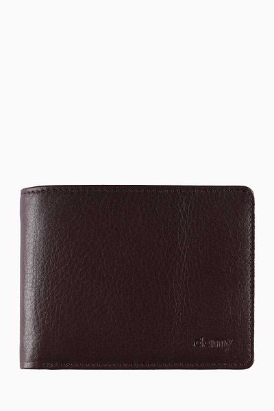 DAMY Ανδρικό Οριζόντιο Πορτοφόλι με κέρματα - Big Dad Wallet, Δώρο Πορτοφόλι Καφέ K1302