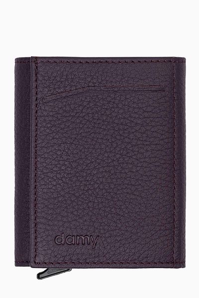 DAMY Plum K626 - Wallet with Mechanism and Automatic, Card Holder and Gift Wallet