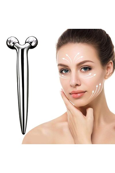 Welta Dermaroller 540 Needle 1 Mm & 3d Skin Firming Facial Therapy Massage Tool And Horsehair Cellulite Brush