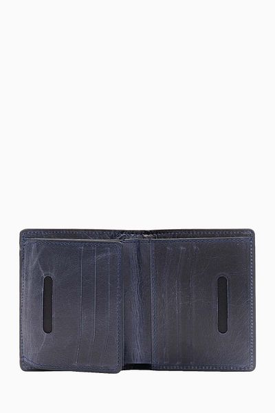 DAMY Navy Blue Genuine Leather Men's Wallet - Upright, Rfid, Gift and Card Holder K290