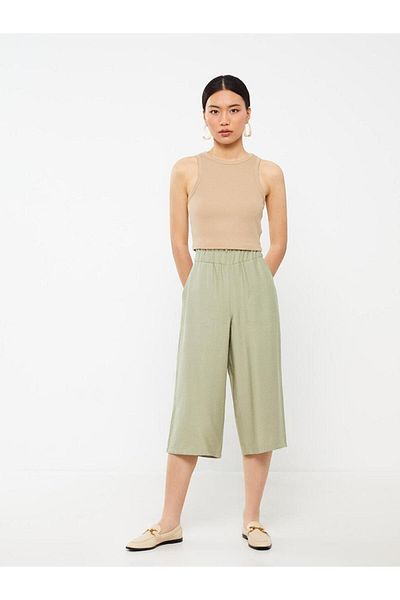 LC Waikiki LCWAIKIKI Basic Ελαστική Μέση Άνετη Εφαρμογή Γυναικείο Κάπρι