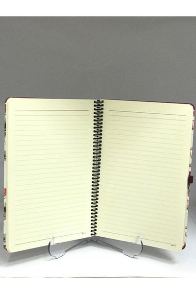 Gıpta 100 Sheets Lined Flamingo Ring Notebook - 17x24 Hard Cover
