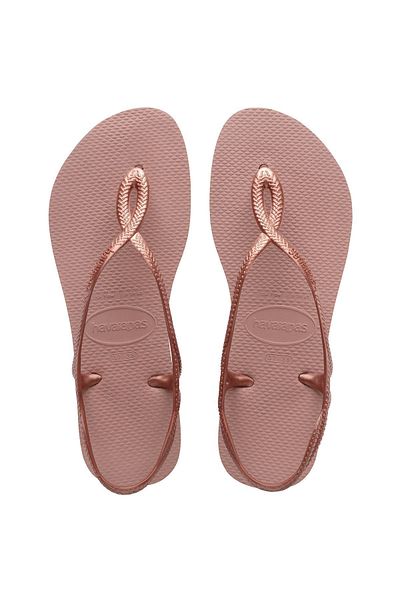 Havaianas صندل نسائي من لونا كروكوس روز
