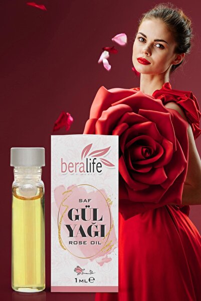 BERALİFE Gül Yağı - 1ml Saf Gül Yağı
