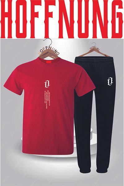 HOFFNUNG Full Pants Love Letter Stylish Printed Hoffnun g Tshirt