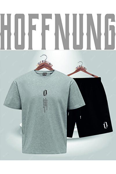 HOFFNUNG Full Shorts Love Letter Stylish Printed Hoffnun g Tshirt