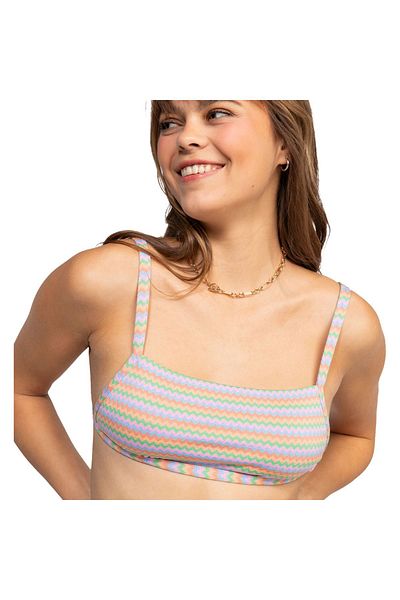 Roxy Damska góra od bikini – bralette w faliste paski