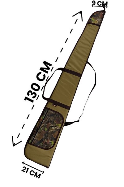 UYĞURCA Tüfek Kılıfı - 1. Kalite - Bej üzerine Sonbahar Desen  - 110CM-120CM-...