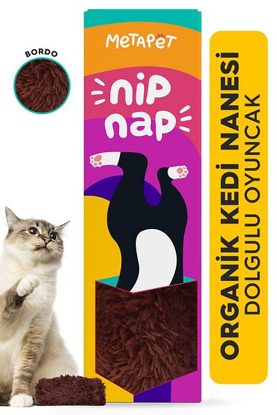 Metapet Plush Cat Toy - Catnip, Organic Mint and Herb Mint Products